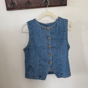 Velvet Heart Light Blue Denim Vest